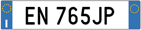 Truck License Plate